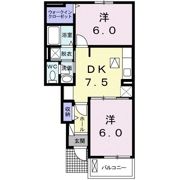 リバーサイド・三日月の間取り画像