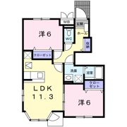 ヴァルトブリーゼ Bの間取り画像