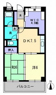 ノースポイントハイツの間取り画像