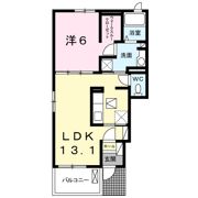 ルーラルハウスⅢ Bの間取り画像