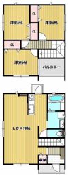 ラルーチェ竜川の間取り画像