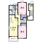エスタシオン Aの間取り画像