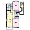 エスタシオン Aの間取り画像