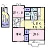 ハイツcandle Dの間取り画像