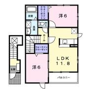 pratcria小鯖Aの間取り画像