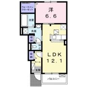 エクセラン一宮Aの間取り画像