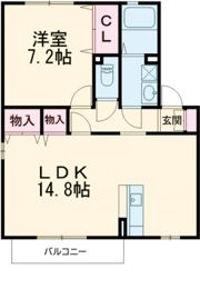 ボヌールⅠの間取り画像