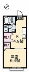 ディアスKiKi A棟の間取り画像