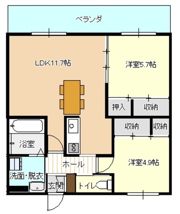 リバティ宮島町の間取り画像
