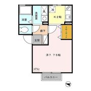 メゾンHOKUSHIN Ⅱの間取り画像