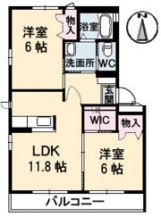 サンライズ スクエアIの間取り画像