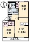 サンライズ スクエアIの間取り画像