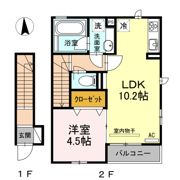 NGE758 Bの間取り画像