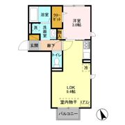 セジュールウィット大池の間取り画像