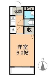 清城ハイツの間取り画像
