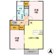 アピエ 壱番館/弐番館の間取り画像