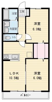 ショコラ小串の間取り画像
