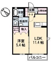 シャーメゾン新地 A棟の間取り画像