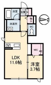 ヴィータ・エレガントの間取り画像