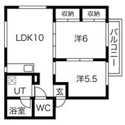 ハマハウスの間取り画像