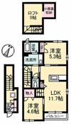 プロムノワール湯田温泉駅前 アルザスの間取り画像