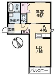 エスポアールfの間取り画像