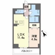 ヴィラシーンABEの間取り画像