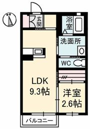 シャーメゾン ジュネスの間取り画像