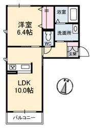 クオレール吉敷の間取り画像