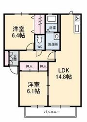 Y’sアパートメントの間取り画像