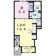 ライヴズ Aの間取り画像