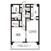 エルーデメイファ【ネット無料】【オール電化】の間取り画像