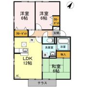 アベニュー殿山の間取り画像
