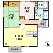 メッセゆう A棟の間取り画像