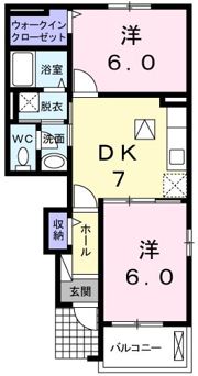 カレント Bの間取り画像