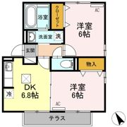 ウエストヴィラ宇部の間取り画像