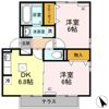 ウエストヴィラ宇部の間取り画像