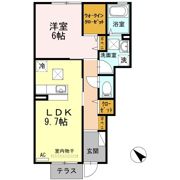 ガーネット伊佐の間取り画像