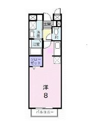 プラージュCの間取り画像