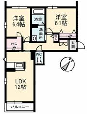ショコラパンの間取り画像