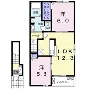 エテルノ・ソーレⅢ番館の間取り画像