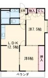 佐々木マンションの間取り画像