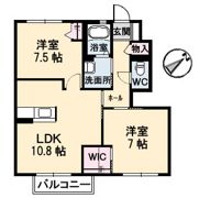 シャーメゾンシェソワの間取り画像