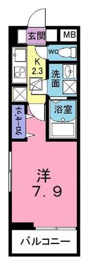 カーサ ドルチェ Ⅳの間取り画像