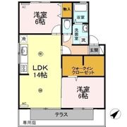 マイ･ステージ B棟の間取り画像