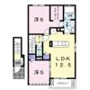 ライヴズ Bの間取り画像