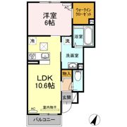 エスポワールHIYAKOの間取り画像