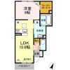 エスポワールHIYAKOの間取り画像