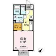 シャイン リーフ 山口 A棟の間取り画像
