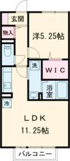 クレール野田の間取り画像